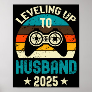 Männer auf dem Weg zum Ehemann 2025 zukünftiger Br Poster