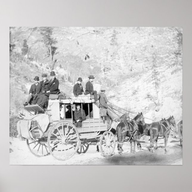 Männer auf einem Foto von "Deadwood Coach" Poster (Vorne)