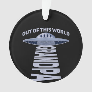 Männer Außerirdischer Opa-Zitat für dein UFO Ornament