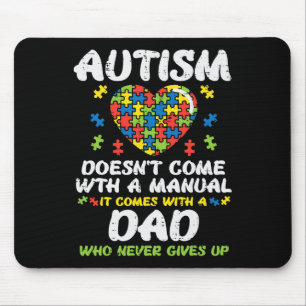 Männer Autismus Dosen nicht mit manuellem Vater Pu Mousepad