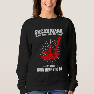 Männer Bagger Sandbagger für Bachhoe-Bediener 2 Sweatshirt