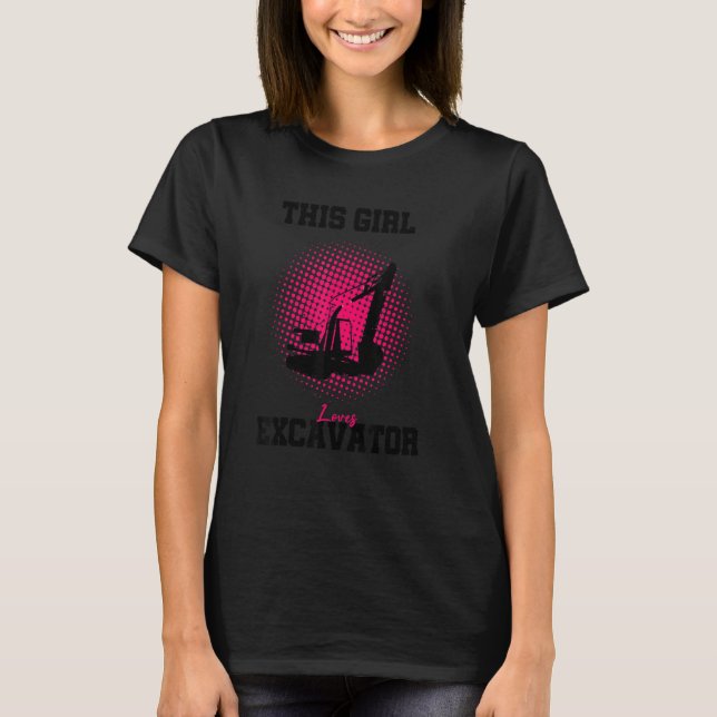 Männer Baggerfahrer Angebot für Bagger Backhoe  T-Shirt (Vorderseite)