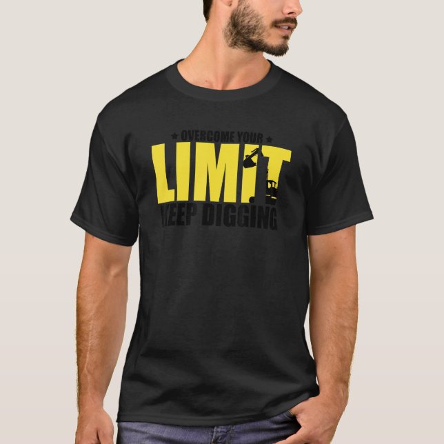 Männer Baggerfahrer Angebot für Bagger Backhoe  T-Shirt (Vorderseite)