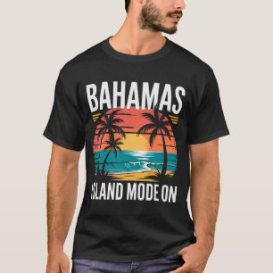 MÄNNER BAHAMAS TSHIRT Insel-Modus An Sommerstrand