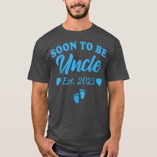 Männer bald Onkel 2023 Schwangerschaftsankündigung T-Shirt