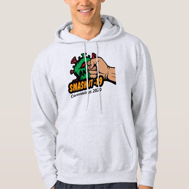 Männer Basic Kapuzen-Sweatshirt Hoodie (Vorderseite)
