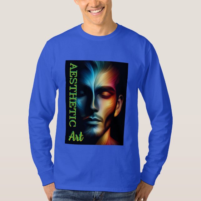 Männer Basic Langarm T-Shirt (Vorderseite)