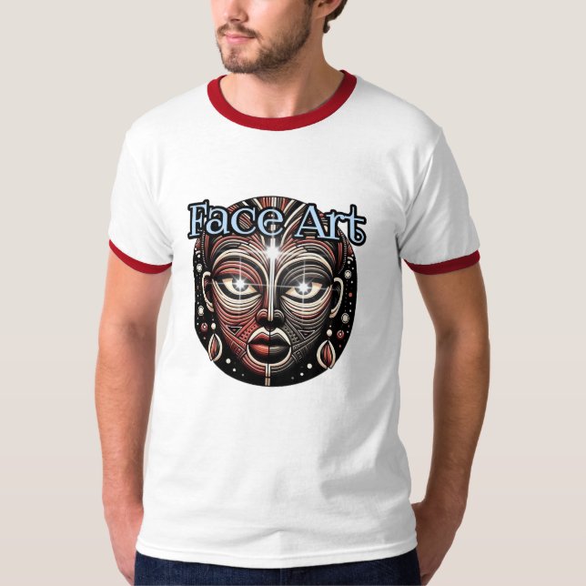 Männer Basic Ringer T-Shirt (Vorderseite)