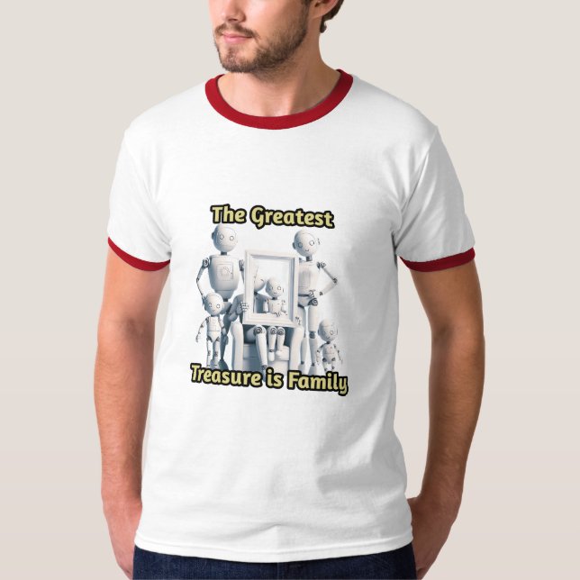 Männer Basic Ringer T-Shirt (Vorderseite)