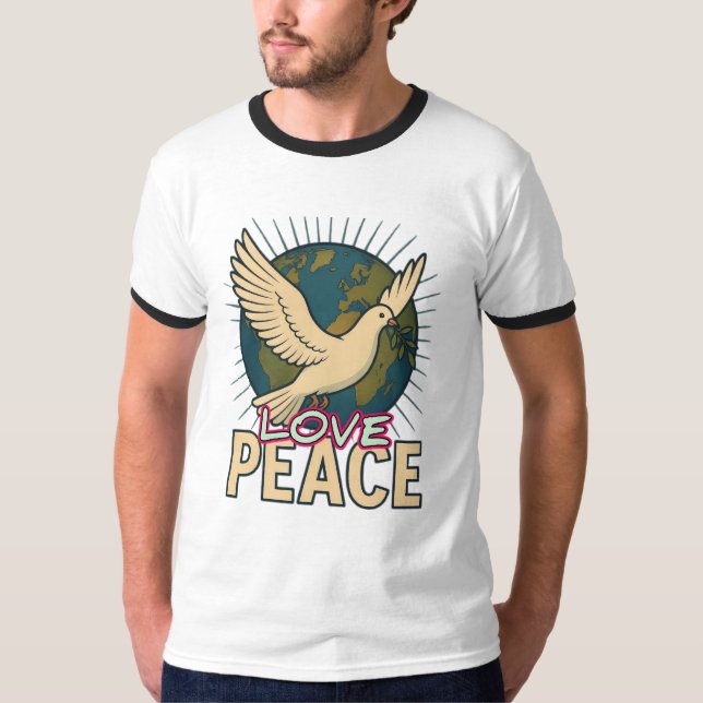 Männer Basic Ringer T-Shirt (Vorderseite)