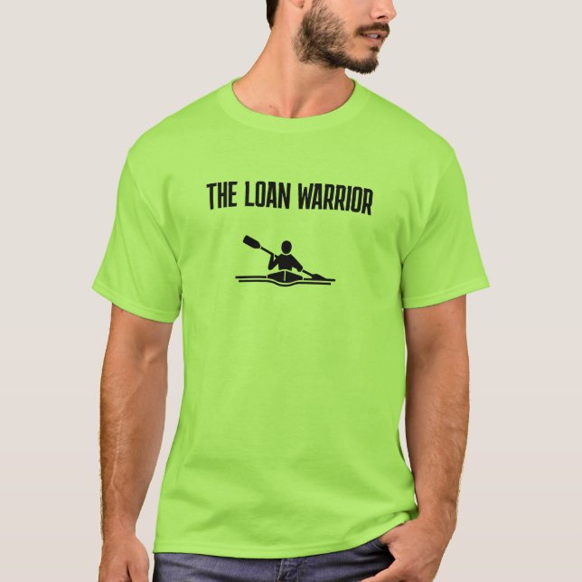 Männer Basic T-Shirt | Der Kreditkrieger (Vorderseite)