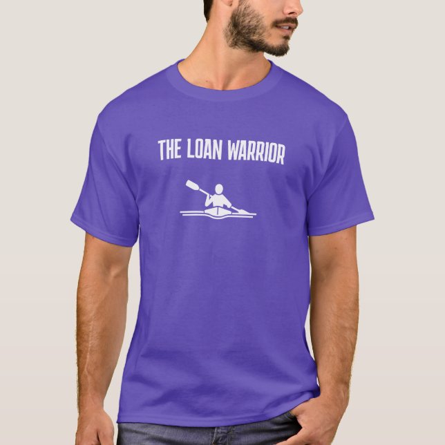Männer Basic T-Shirt | Der Kreditkrieger (Vorderseite)