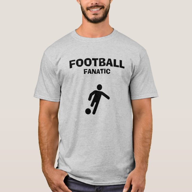 Männer Basic T-Shirt | Football Fanatic (Vorderseite)