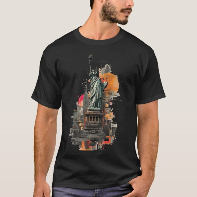 Männer-Basic-T - Shirt Komfortabel, lässig und loc (Vorderseite)
