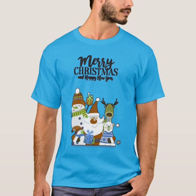 Männer-Basic-T - Shirt Komfortabel lässig und lock (Vorderseite)