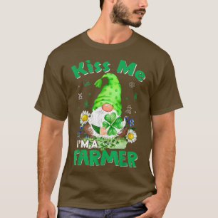 Männer Bauer Gnome Saint Patricks Shenanigans T-Shirt