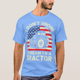 Männer Bauer Jungs Funny Ich schnarche nicht, ich  T-Shirt