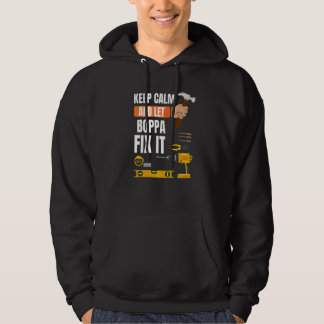 Männer Behielt Ruhe und Ließ Boppa reparieren It H Hoodie