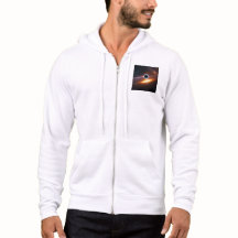 Männer Bella+Canvas Reißverschlusshoodie