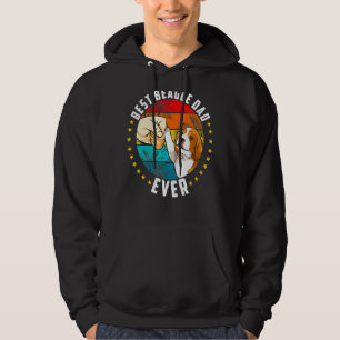 Männer Bester Beagle Vater je Vintager Faustknoche Hoodie