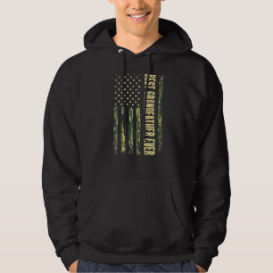 Männer Bester Großvater je US-Flagge Camouflage Hoodie