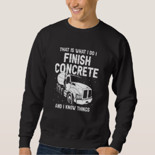 Männer Betonfertiger für Bau Zement Arbeiter Sweatshirt