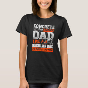 Männer Betonfertiger für eine Betonbaustelle T-Shirt