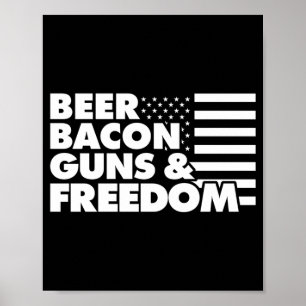 Männer Bier Bacon S Und Dom Leistung Poster