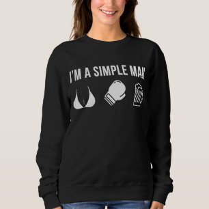 Männer Boxsport Athlete Boxer Sport Ich bin ein ei Sweatshirt
