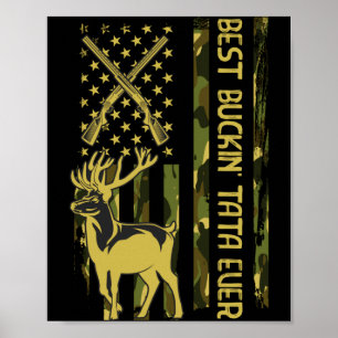 Männer Buckin Hirschjagd Bucking Weihnachten Poster
