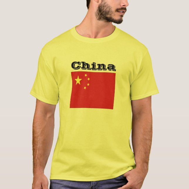 Männer-China-T - Shirt (Vorderseite)