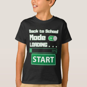 Männer Ck To School Modus wird geladen – Gamer Sty T-Shirt