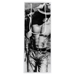Männer Cool Cowboy Muscled Body Men's Art Geschenktüte Für Weinflaschen