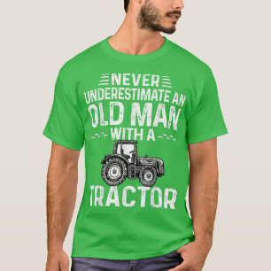 Männer Cooler Bauer unterschätzt nie einen alten M T-Shirt