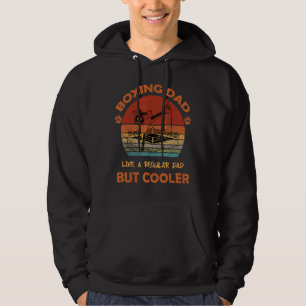 Männer Cooler Boxing Vater Vatertag Hoodie