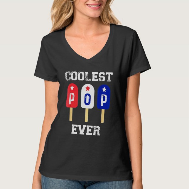 Männer Cooler Pop je Popsison Männer Bester Vater  T-Shirt (Vorderseite)