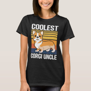 Männer Coolster Corgi Onkel Corgi Hund Für Onkel T-Shirt