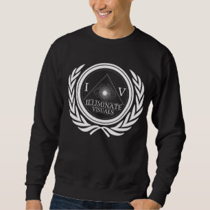 Männer - Crew-Halses - IV Standard - weißes Logo Sweatshirt