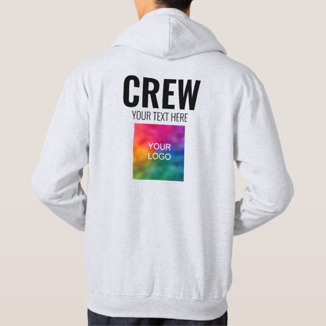 Männer Crew-Hoodies, Vorderseite und Rückseite Log Hoodie (Rückseite)