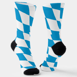 Männer Crew Socken mit bayerischer Flagge