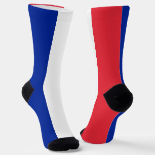 Männer Crew Socken mit der Flagge Frankreichs