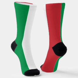Männer Crew Socken mit Flagge Italiens