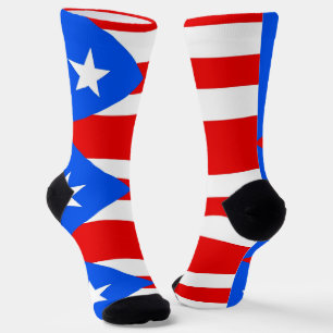 Männer Crew Socken mit Flagge Puerto Rico
