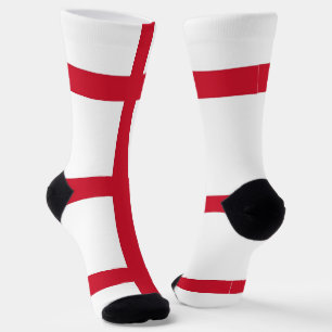 Männer Crew Socken mit Flagge von England, Großbri