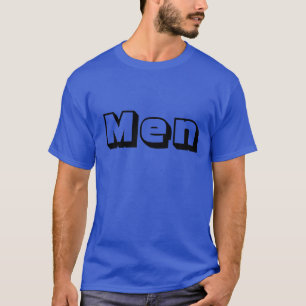 Männer Custom Text Deep Royal Farbe Hübsch Charman T-Shirt