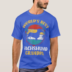 Männer Dackel Opa Funny Würstchen Dog Lover Weine T-Shirt