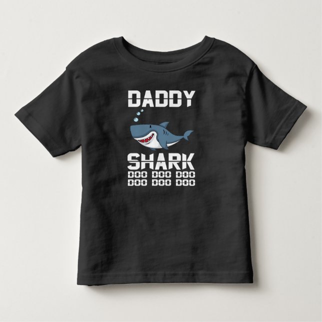 Männer Daddy Shark T - Shirt Doo Doo Hai Familie (Vorderseite)
