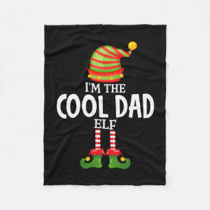 Männer der coole Dad-Elf Weihnachten passende Pyja Fleecedecke