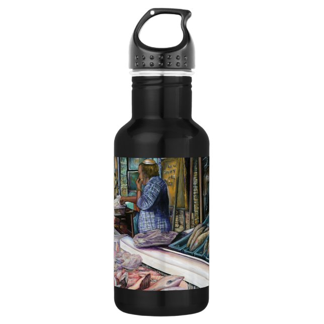 Männer der Wüste, des Meeres, Jerusalem Trinkflasche (Vorderseite)