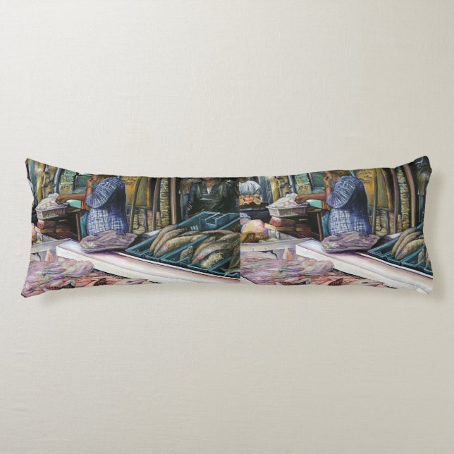 Männer der Wüste, Geschenke des Meeres, Jerusalem Seitenschläferkissen (Vorderseite)